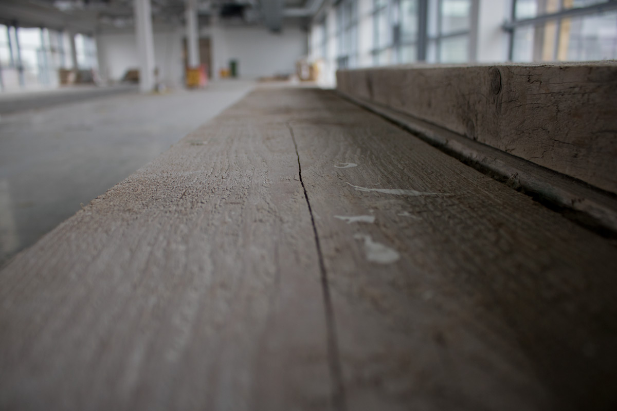 Stacked Wood Looking In